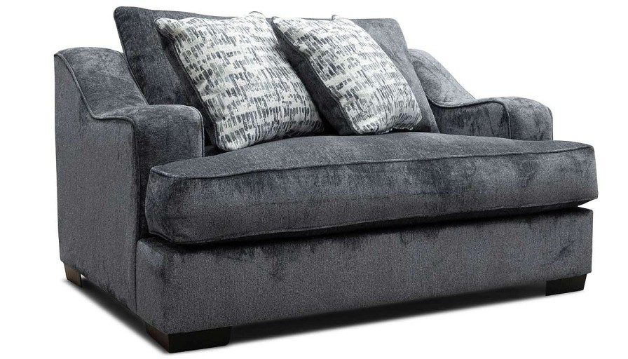 Living Room Dallas Sofa Company Upholstered Chairs | Spartan Navy Chair