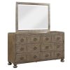 Bedroom JB Home Case Goods Queen Collections | Malibu Queen Bed, Dresser, Mirror & Mirrored Nightstand