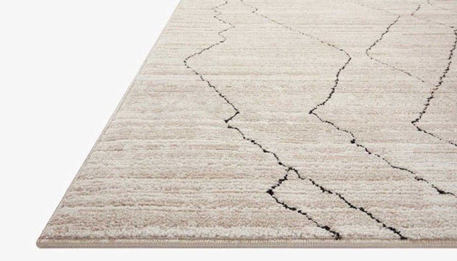 Accents Loloi Rugs | Darby Sand Charcoal 8 X 10 Rug