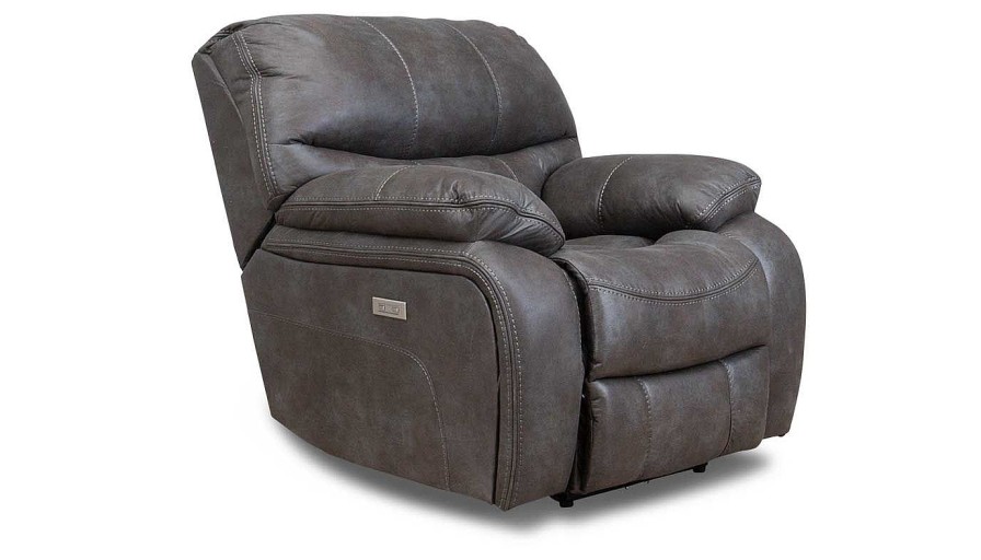 Living Room Dallas Sofa Company Recliners | Lonestar Ii Graphite Swivel Recliner