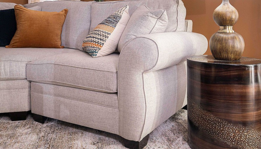 Living Room JB Home Upholstery Upholstered Collections | Pierce Studio Sectional With Right Arm Facing Loveseat