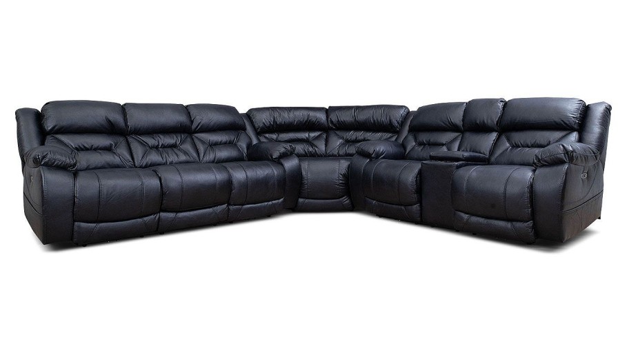 Living Room Dallas Sofa Company Reclining Collections | Houston Navy Power Sectional