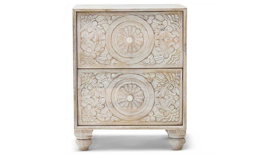 Accents World Piazza | Mina 2-Drawer Nightstand