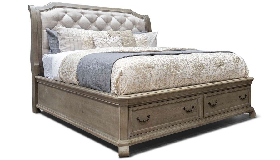 Bedroom Premier Craftsman King Beds | Bocelli King Storage Bed