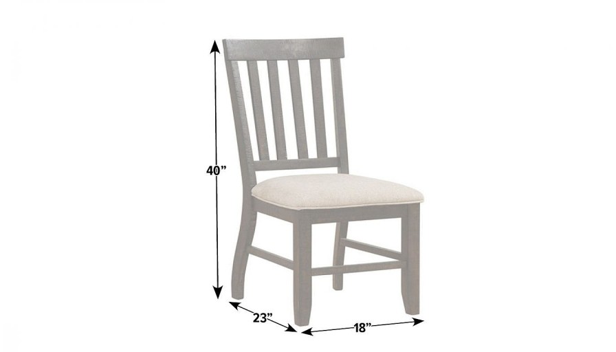 Dining JB Home Case Goods Dining Height Chairs | Iris Dining Height Side Chair