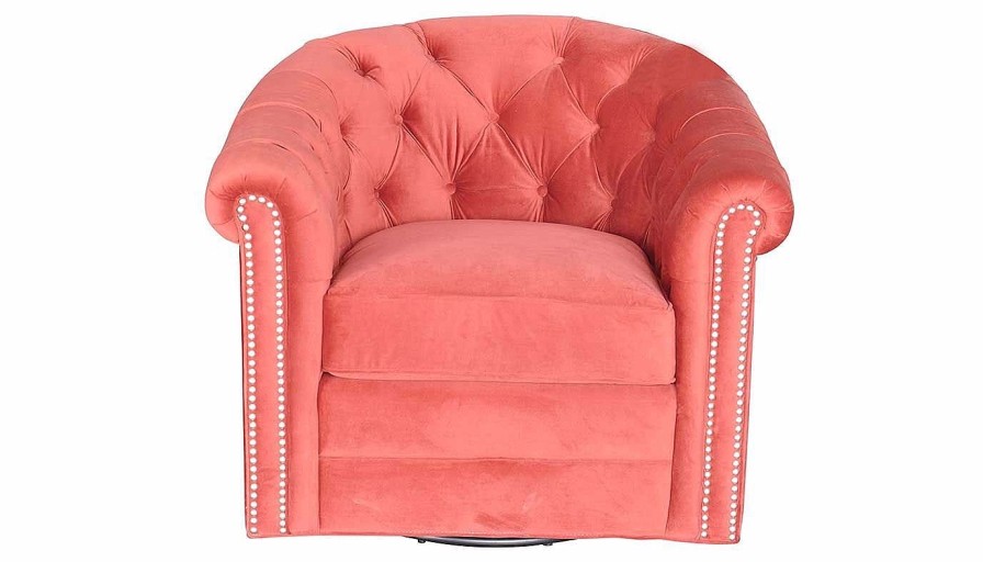 Accents JB Home Upholstery | Artemis Cranberry Accent Chair