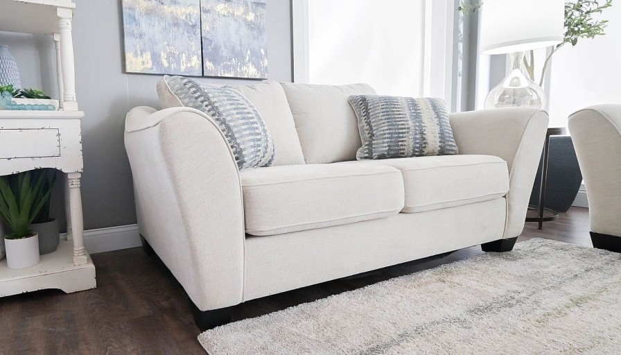 Living Room Dallas Sofa Company Upholstered Collections | Argentina Ii Beige Sofa & Loveseat