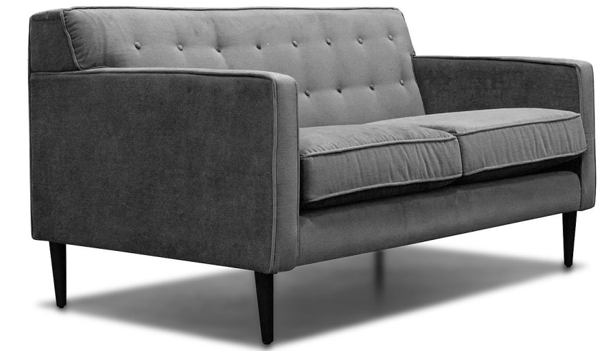 Living Room JB Home Upholstery Upholstered Loveseats | Metro Grey Loveseat