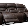 Living Room Dallas Sofa Company Reclining Collections | Houston Chocolate Power Sofa & Loveseat