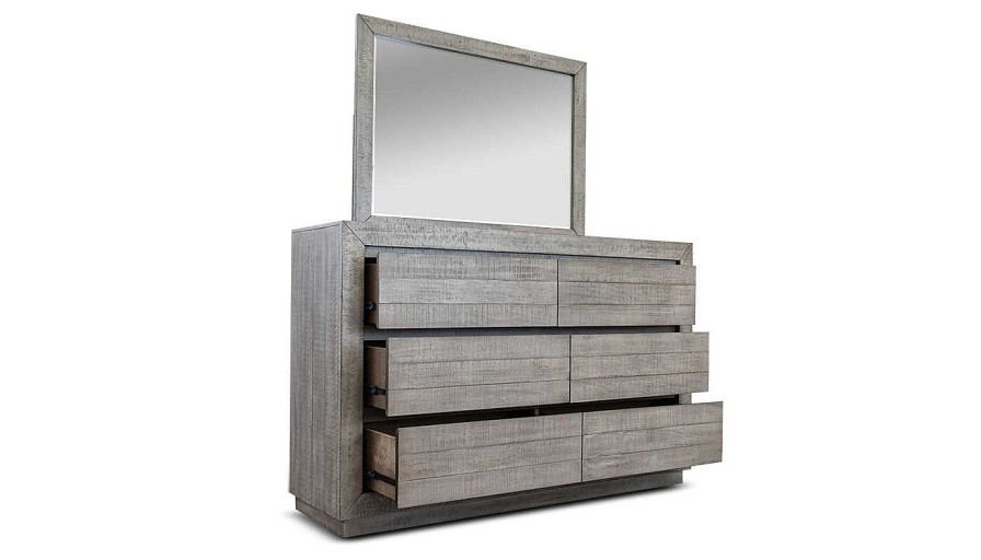 Bedroom JB Home Case Goods Queen Collections | Lotus Queen Bed, Dresser, Mirror & Nightstand