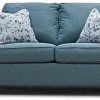 Living Room Dallas Sofa Company Upholstered Loveseats | Denton Seafoam Loveseat