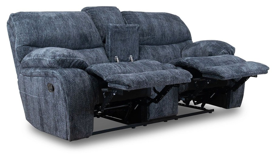 Living Room Dallas Sofa Company Reclining Loveseats | Lonestar Ii Ebony Power Loveseat