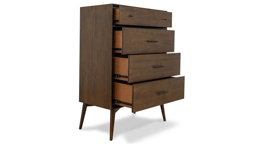 Bedroom JB Home Case Goods Chests | Mid Century Tall Chest