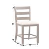 Dining JB Home Case Goods Counter Height Chairs | Dahlia Counter Height Side Chair