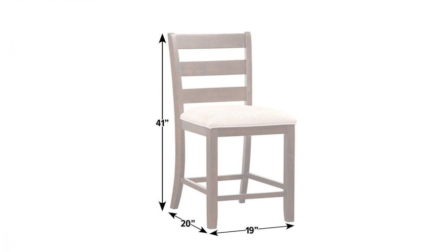 Dining JB Home Case Goods Counter Height Chairs | Dahlia Counter Height Side Chair