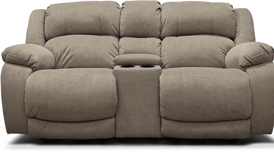 Living Room Dallas Sofa Company Reclining Loveseats | Port Arthur Khaki Power Loveseat