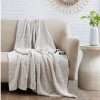 Bedroom Olliix Bedding Sets | Briar Cotton Knit Throw Natural