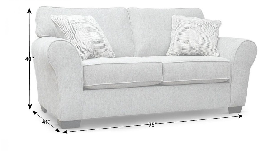 Living Room Dallas Sofa Company Upholstered Loveseats | Demeter Loveseat