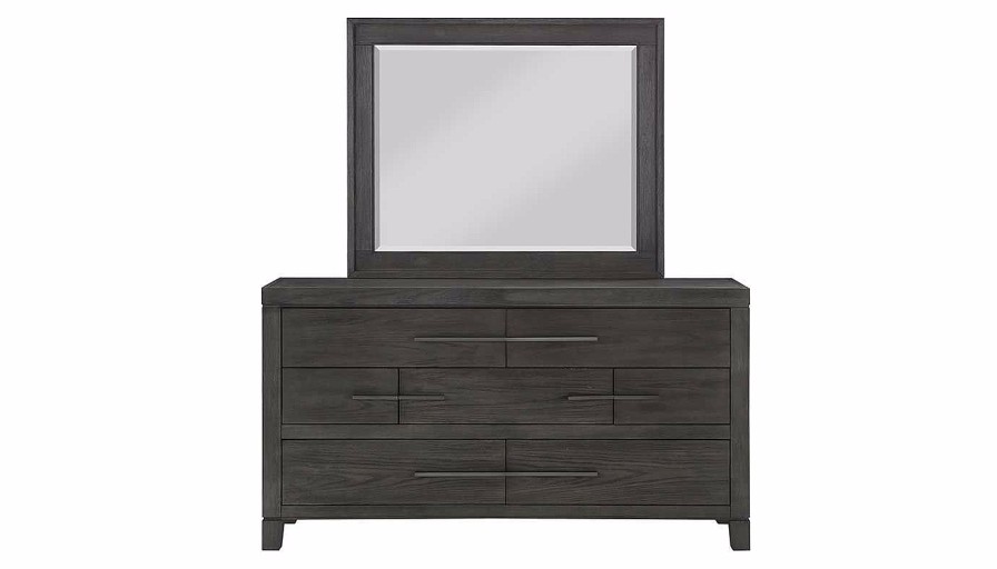 Bedroom JB Home Case Goods King Collections | Accolade King Storage Bed, Dresser, Mirror & Nightstand