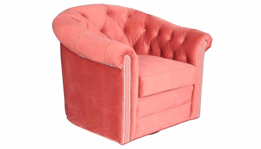 Accents JB Home Upholstery | Artemis Cranberry Accent Chair