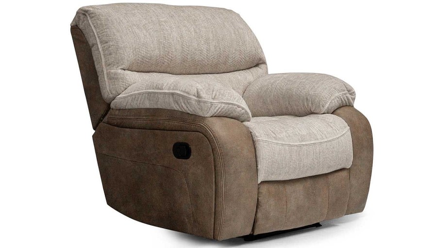 Living Room Dallas Sofa Company Recliners | Lonestar Beige Recliner