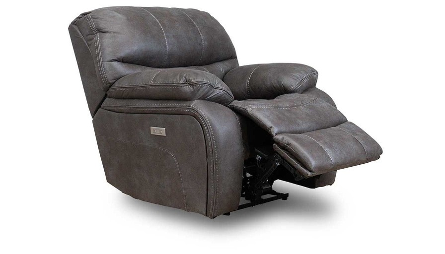 Living Room Dallas Sofa Company Recliners | Lonestar Ii Graphite Swivel Recliner