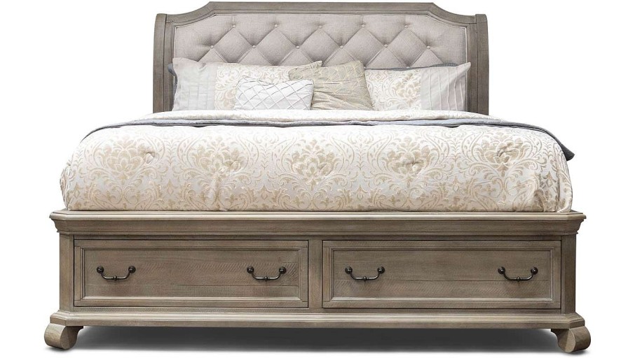 Bedroom Premier Craftsman King Beds | Bocelli King Storage Bed