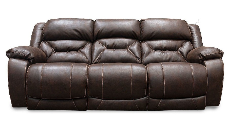 Living Room Dallas Sofa Company Reclining Collections | Houston Ii Chocolate Power Sofa & Loveseat