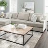 Living Room Dallas Sofa Company Upholstered Collections | Spartan Taupe Sectional With Left Arm Facing Chaise