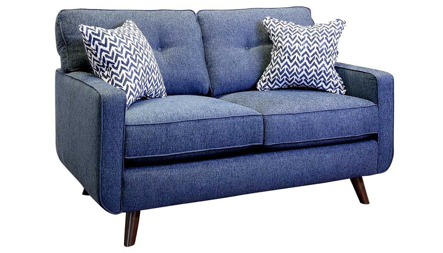 Living Room JB Home Upholstery Upholstered Collections | Hollywood Denim Sofa & Loveseat