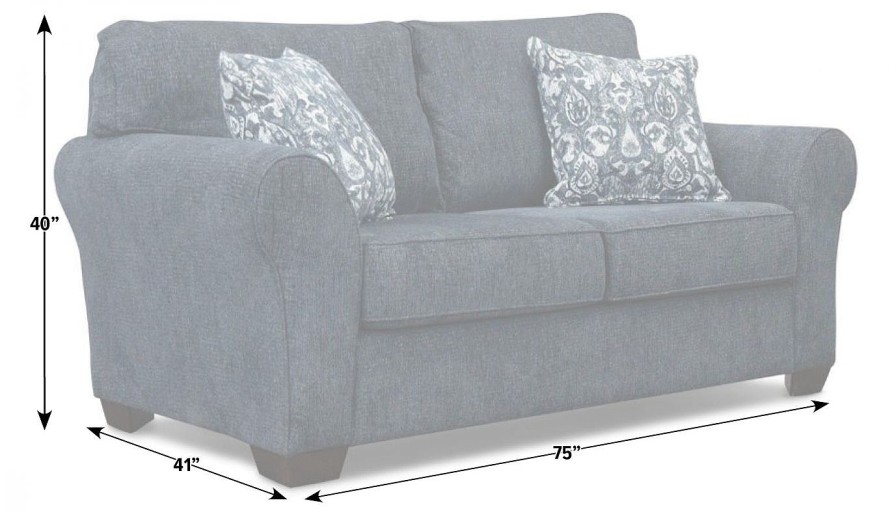 Living Room Dallas Sofa Company Upholstered Loveseats | Abbott Loveseat