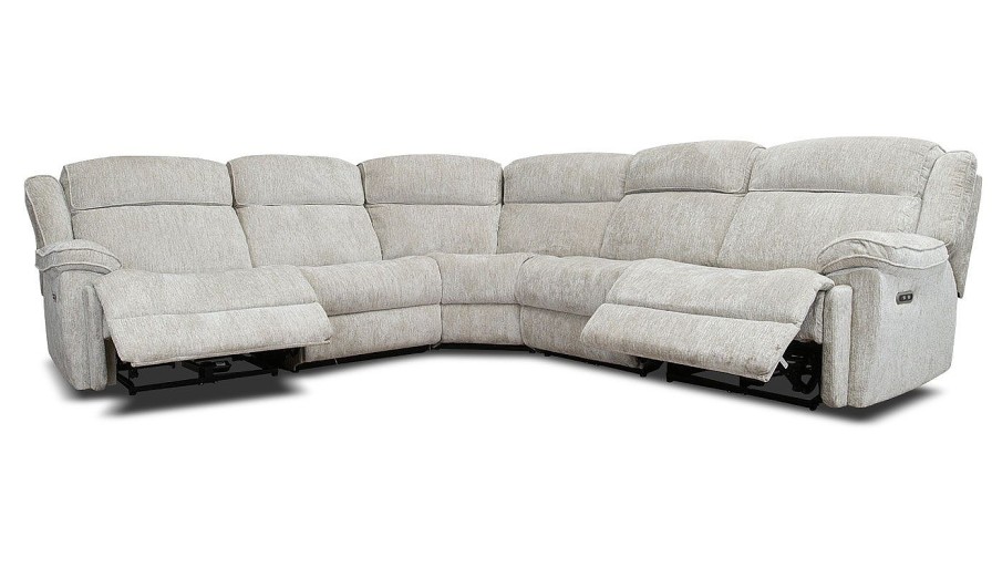 Living Room JB Home Upholstery Modular Sectionals | Easthill Beige 5-Piece Sectional