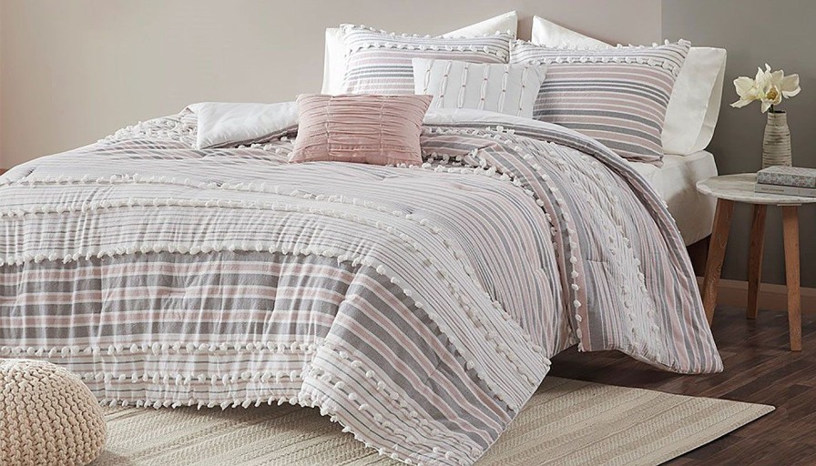 Bedroom Olliix Bedding Sets | Calum Jacquard Comforter Set