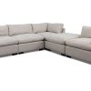 Living Room Dallas Sofa Company Upholstered Collections | City Limits Fabric 4Pc Sectional & Ottoman