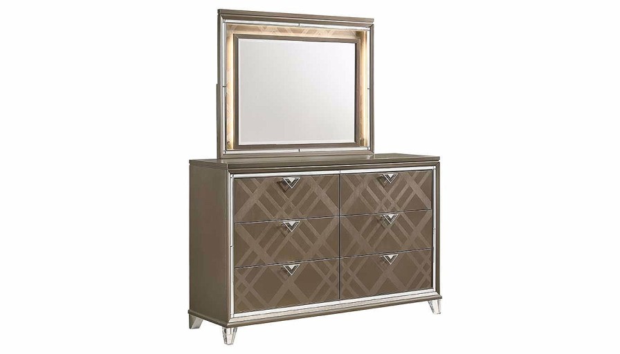 Bedroom JB Home Case Goods Dressers & Mirrors | Kendall Dresser & Mirror