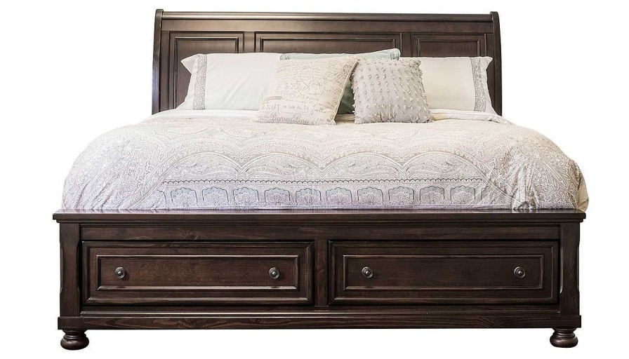 Bedroom JB Home Case Goods Full Beds | Oregon Full Storage Bed