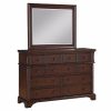 Bedroom JB Home Case Goods King Collections | Caira King Storage Bed, Dresser, Mirror & Nightstand