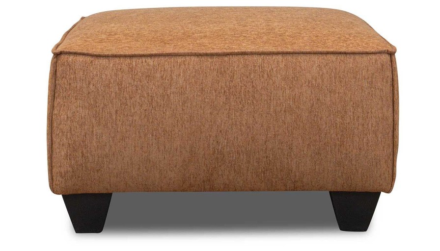 Living Room JB Home Upholstery Upholstered Ottomans | Rock & Roll Clay Ottoman