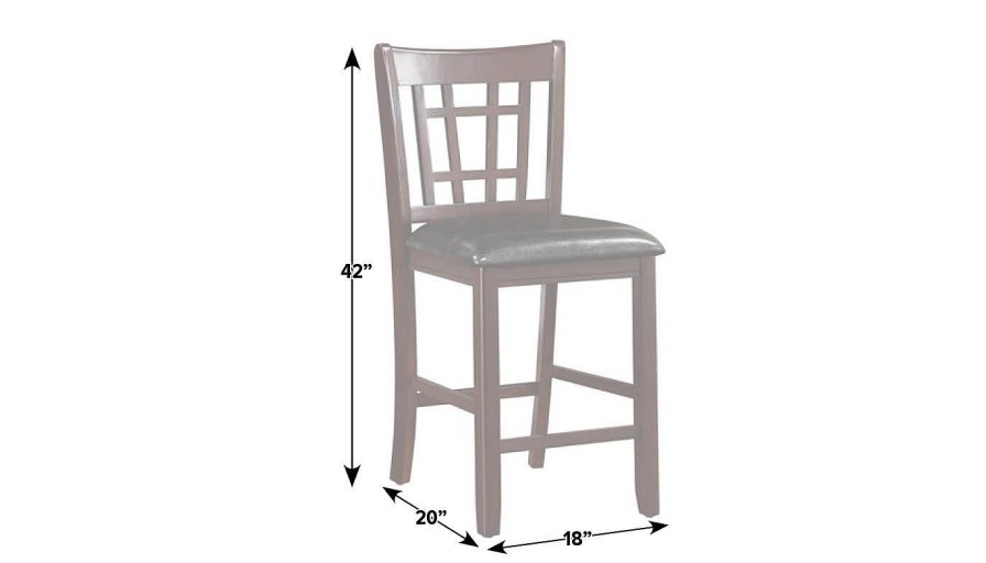 Dining JB Home Case Goods Counter Height Chairs | Waylon Ii Counter Height Side Chair