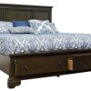 Bedroom JB Home Case Goods King Beds | Daniel King Storage Bed