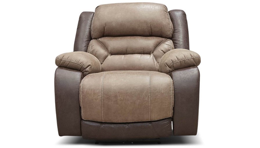 Living Room Dallas Sofa Company Recliners | Houston Two-Tone Power Recliner