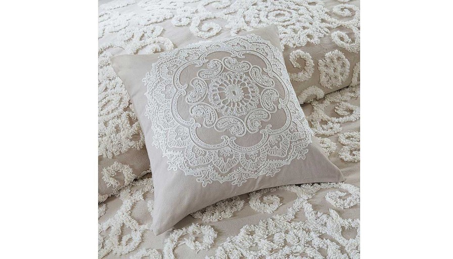 Accents Olliix | Suzanna Taupe Queen Comforter Set