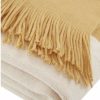 Accents Olliix | Stockholm Faux Cashmere Yellow Throw