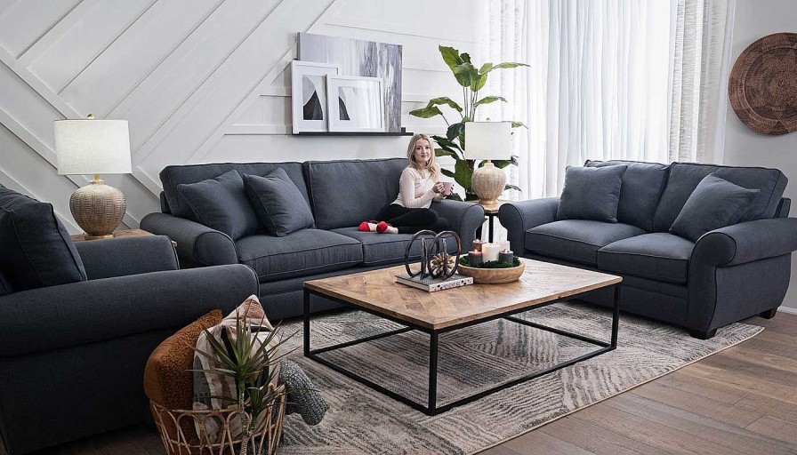 Living Room JB Home Upholstery Upholstered Collections | Potter Sofa & Loveseat