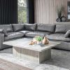 Living Room Dallas Sofa Company Upholstered Collections | City Limits Leather 4Pc Sectional