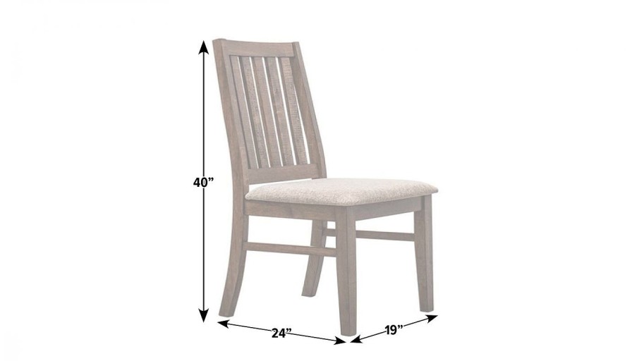 Dining JB Home Case Goods Dining Height Chairs | Carrie Dining Height Side Chair