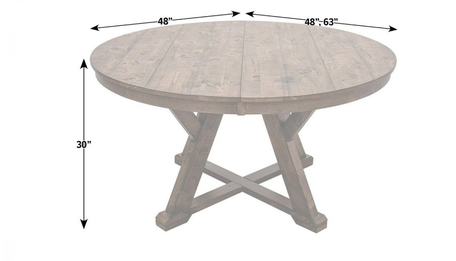 Dining JB Home Case Goods Dining Height Tables | Carrie Round Dining Height Table