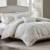 Accents Olliix | Suzanna Cotton Taupe Comforter Mini Set