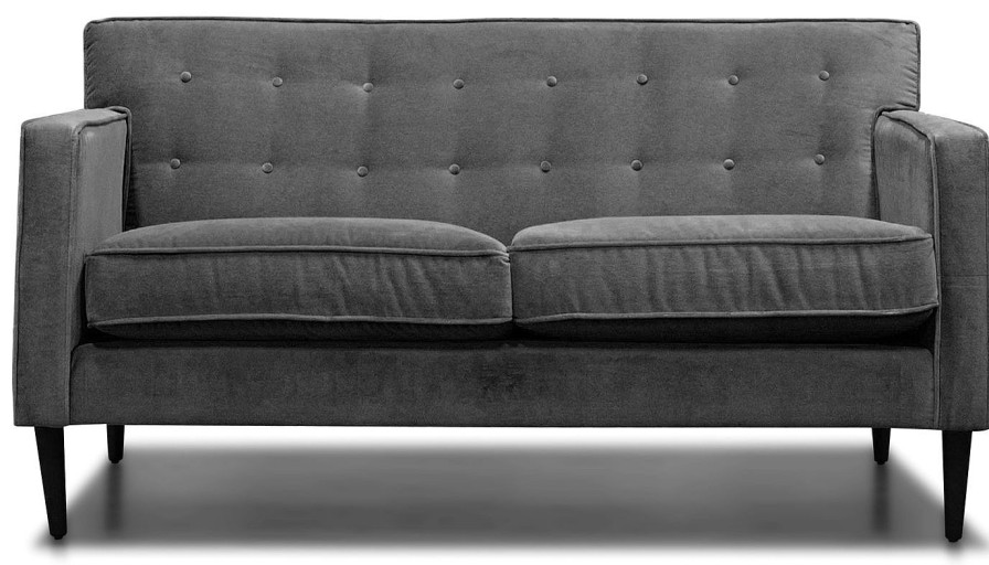 Living Room JB Home Upholstery Upholstered Loveseats | Metro Grey Loveseat