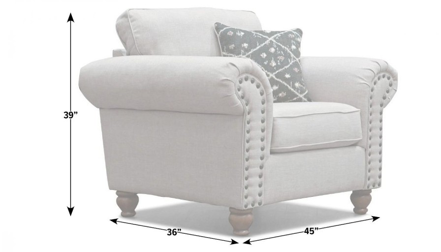 Living Room Dallas Sofa Company Upholstered Chairs | Corliss Iv Chair